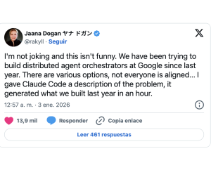 Principal engineer de Google: "La IA que en una hora hizo el trabajo de mi equipo en un año"